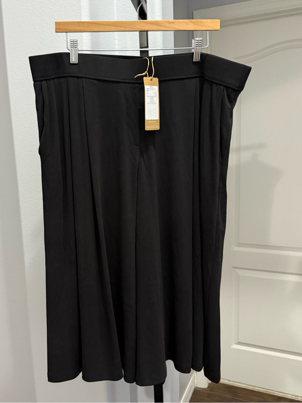 OGL Sandwashed Super Flowy Cropped Palazzo Leg Pant with Pockets Size 2XL - Picture 2 of 6